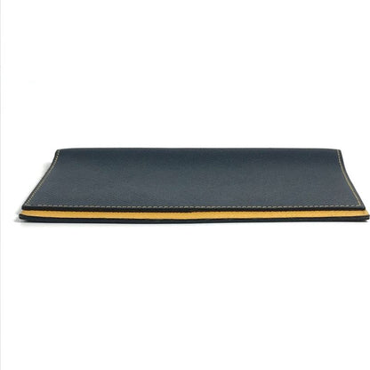 Hermes Notebook Cover Agenda MM PM Leather Navy