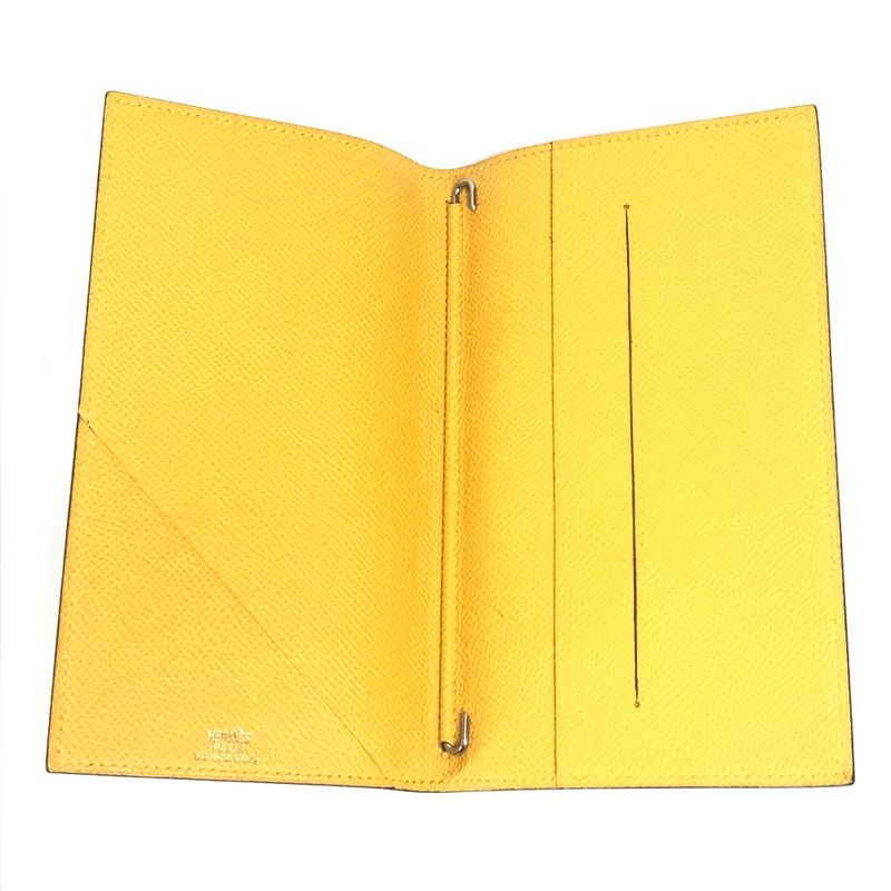 Hermes Notebook Cover Agenda MM PM Leather Navy