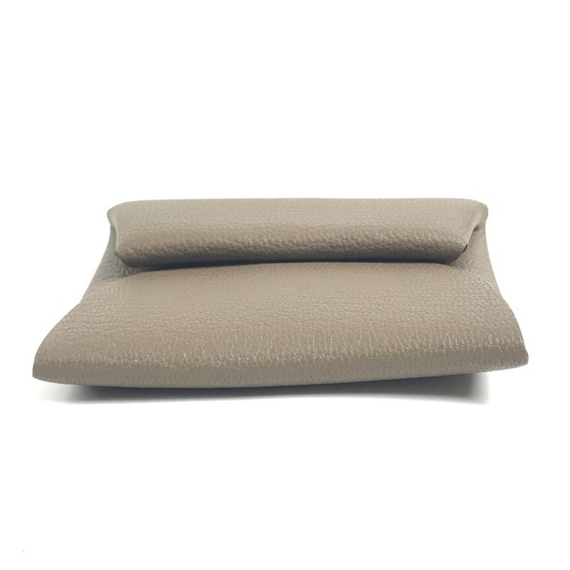 Hermes Coin Case Bastia Chevre Etoupe Gray