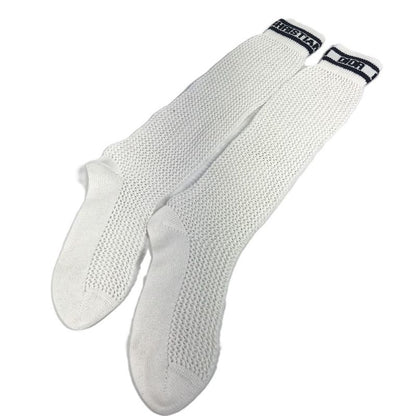 Dior Socks Logo Knee High Cotton White
