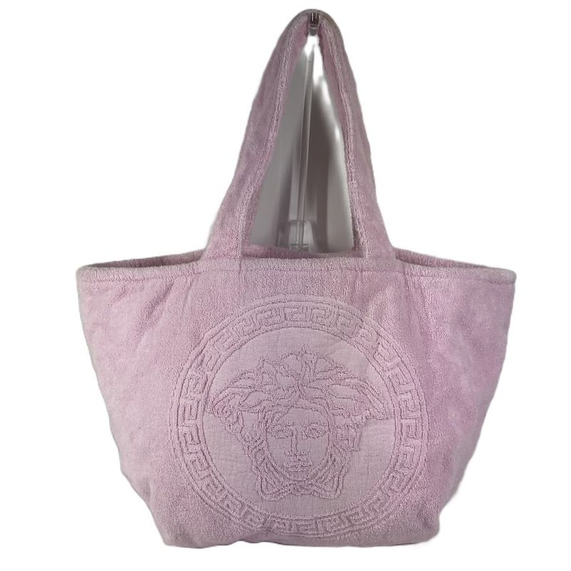 Versace Shoulder Bag Medusa Logo Big Cotton Pink