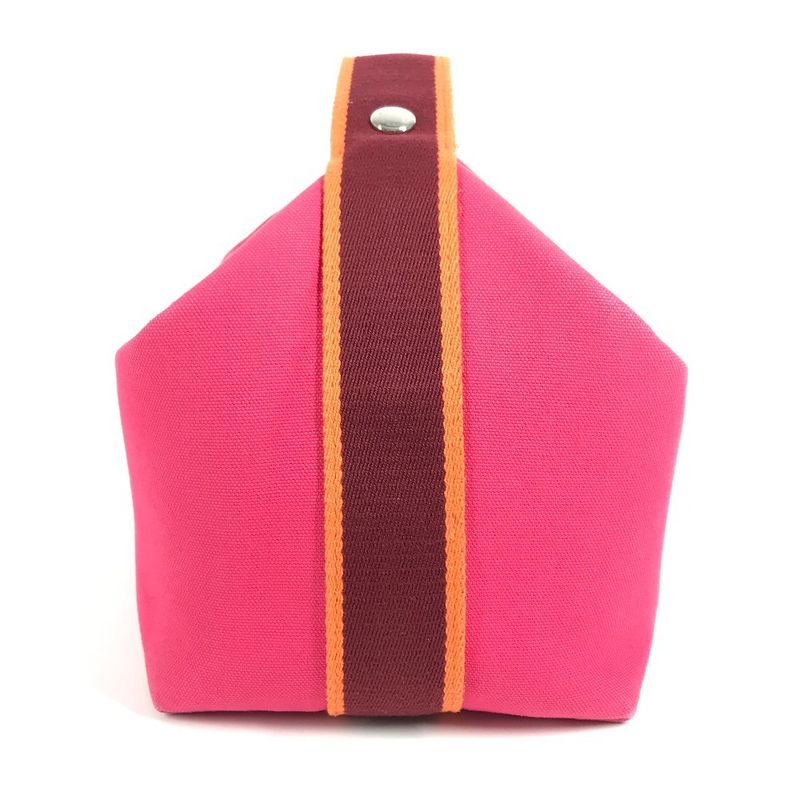 Hermes Handbag Brid-a-brac GM Cotton Hibiscus Pink