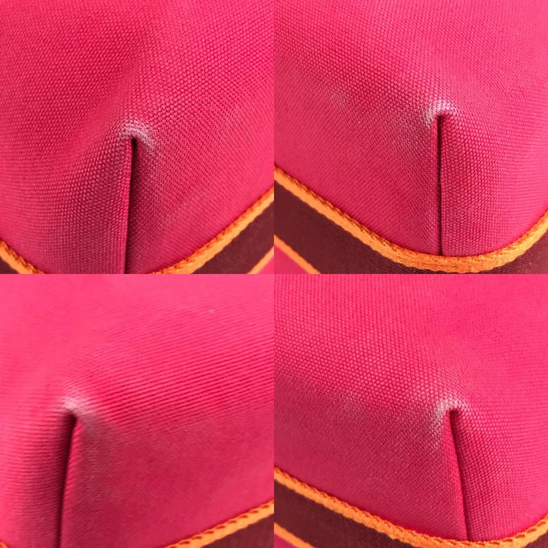 Hermes Handbag Brid-a-brac GM Cotton Hibiscus Pink