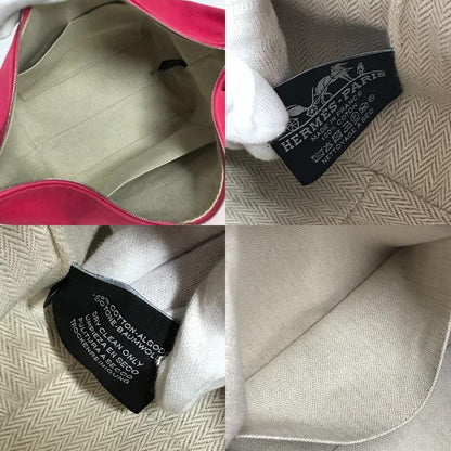 Hermes Handbag Brid-a-brac GM Cotton Hibiscus Pink