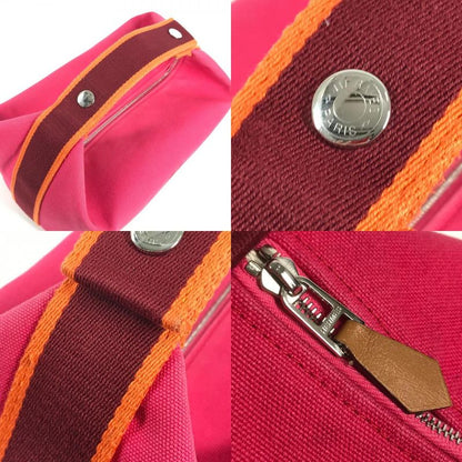 Hermes Handbag Brid-a-brac GM Cotton Hibiscus Pink