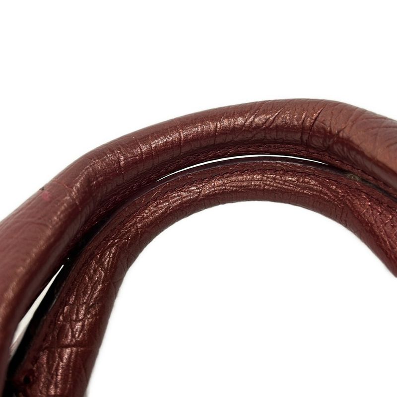 Celine Handbag Red Leather