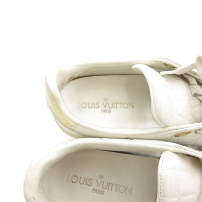 Louis Vuitton Low Cut Sneakers Shoes Leather 38 White
