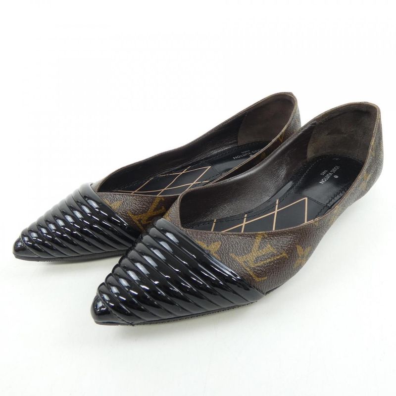 Louis Vuitton Flat Shoes Black 36