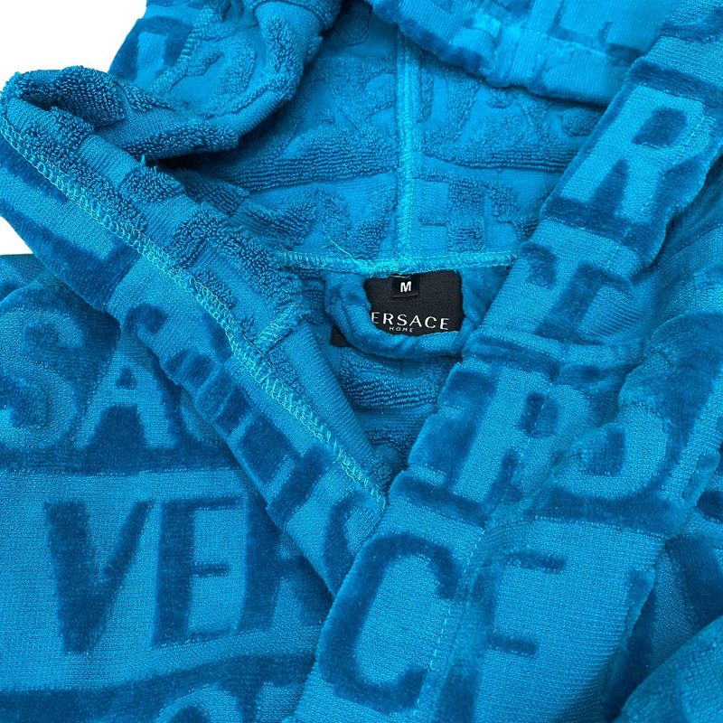 Versace Barocco & Robe Short Cotton Logo All Over Pattern Jacquard