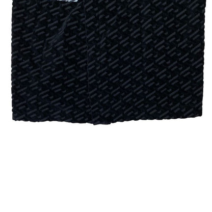 Versace Greca Signature Bathrobe Gown Logo All Over Pattern Jacquard