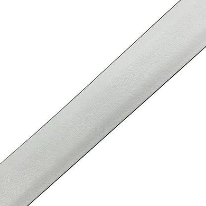 Versace Belt Virtus Barocco Letter Buckle Leather White Gold
