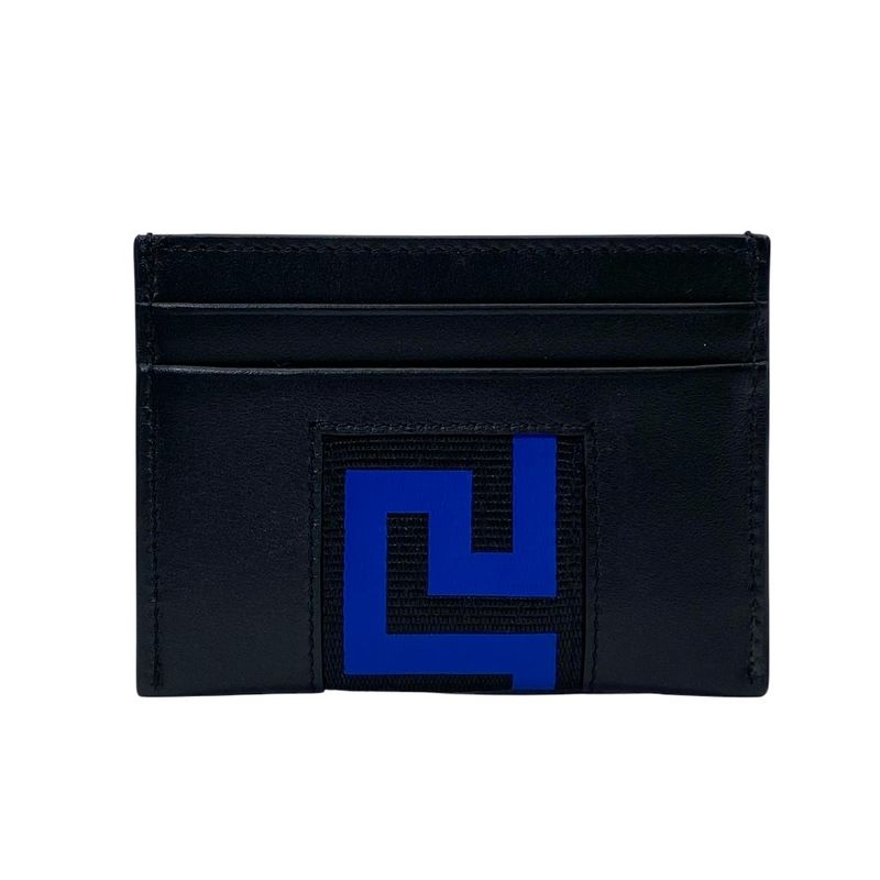Versace Greca Card Case Business Holder Compact Logo