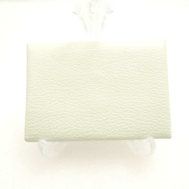 Hermes Calvi Duo Compact Verso Mint Wallet Coin Case Card