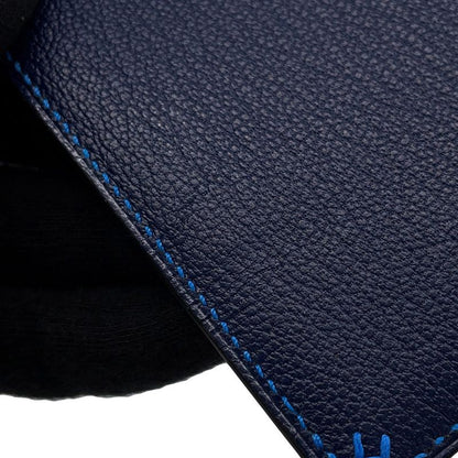 Hermes Card Case Verso Blue Indigo Zelige Blue-indigo Blue-hydra