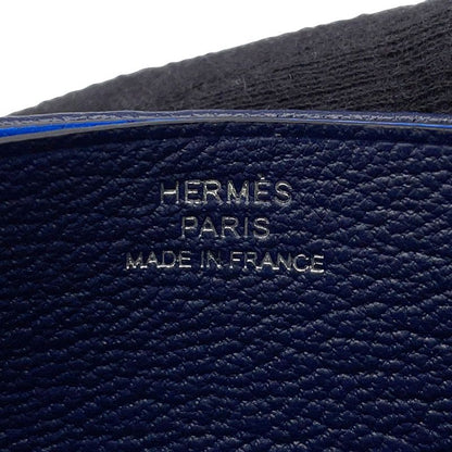 Hermes Card Case Verso Blue Indigo Zelige Blue-indigo Blue-hydra