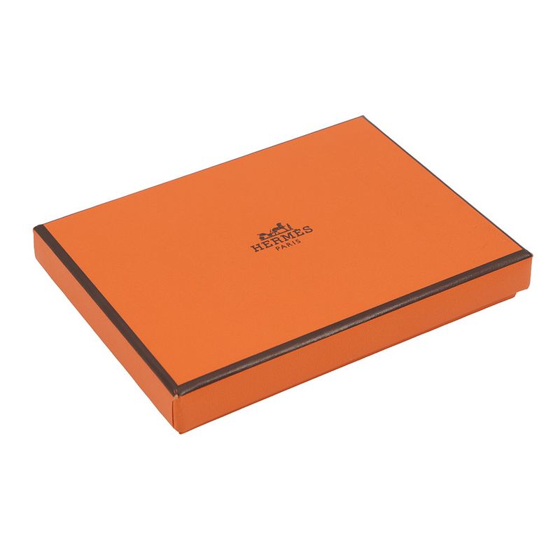Hermes Card Case Verso Blue Indigo Zelige Blue-indigo Blue-hydra