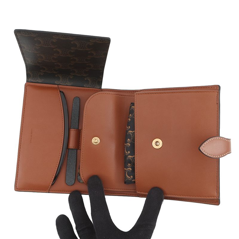 Celine Travel Kit Triomphe Leather