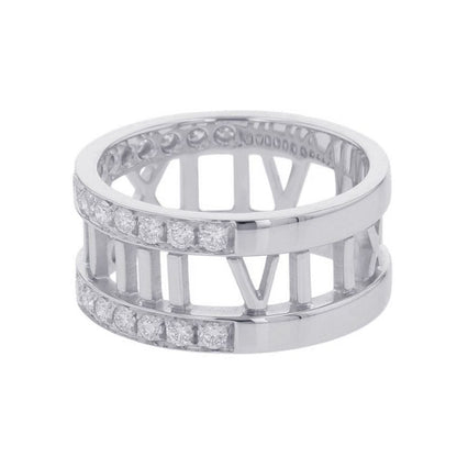 Tiffany & Co. Ring Atlas Open Diamond 18K White Goldwhite Gold