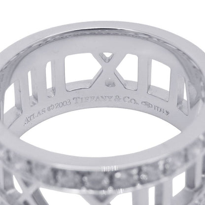 Tiffany & Co. Ring Atlas Open Diamond 18K White Goldwhite Gold