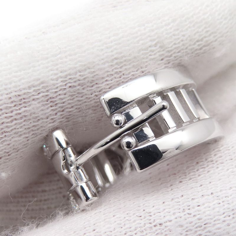 Tiffany & Co. Earrings Atlas Open Diamond 18K White Goldwhite Gold