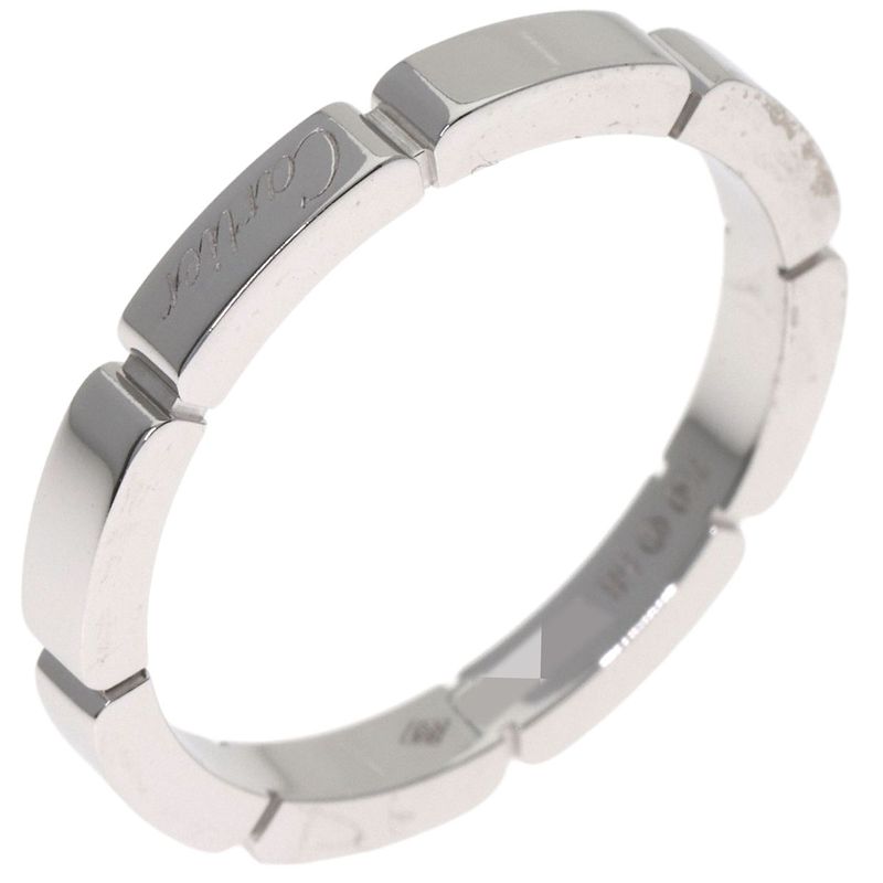 Cartier Maillon Pantel 58 Ring 18K White Gold