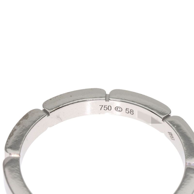 Cartier Maillon Pantel 58 Ring 18K White Gold