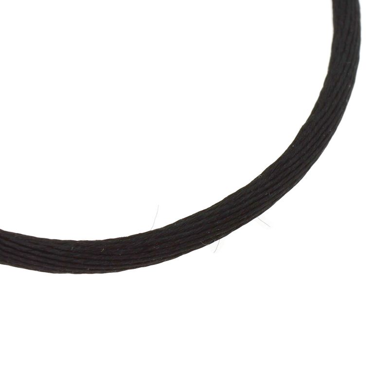 Cartier Trinity Diamond Black Cord Bracelet 18K Yellow Gold 18K Pink