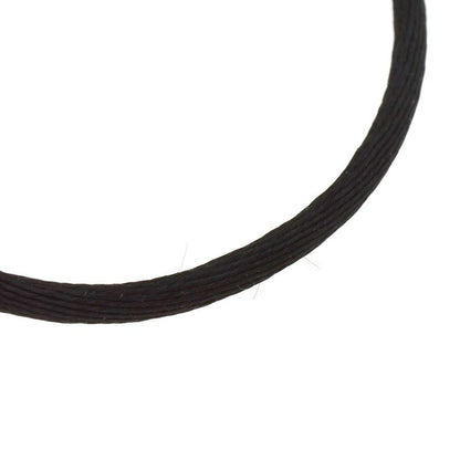 Cartier Trinity Diamond Black Cord Bracelet 18K Yellow Gold 18K Pink