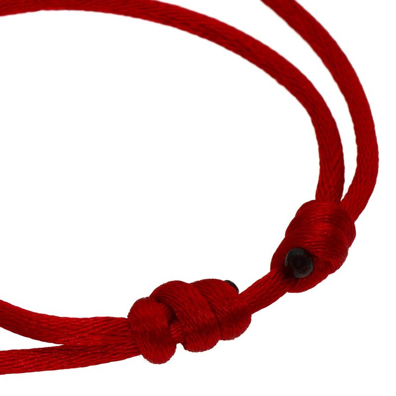 Cartier Trinity Red Cord Bracelet 18K Yellow Gold 18K Pink White
