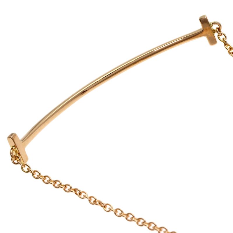 Tiffany & Co. T Smile Small Bracelet 18K Pink Gold