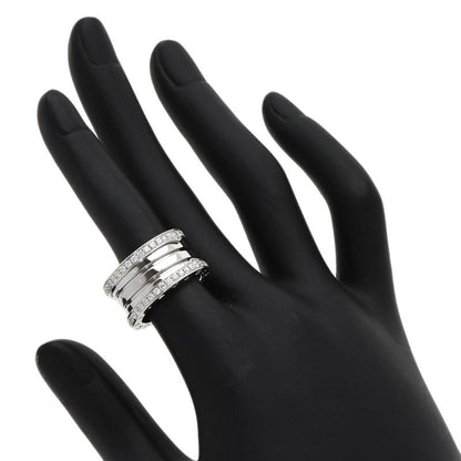 Bvlgari Band Diamond 50 Ring 18K White Gold
