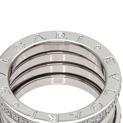 Bvlgari Band Diamond 50 Ring 18K White Gold