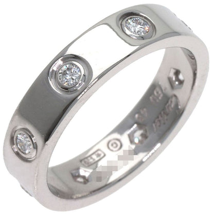 Cartier Mini Love Ring Full Diamond 46 18K White Gold