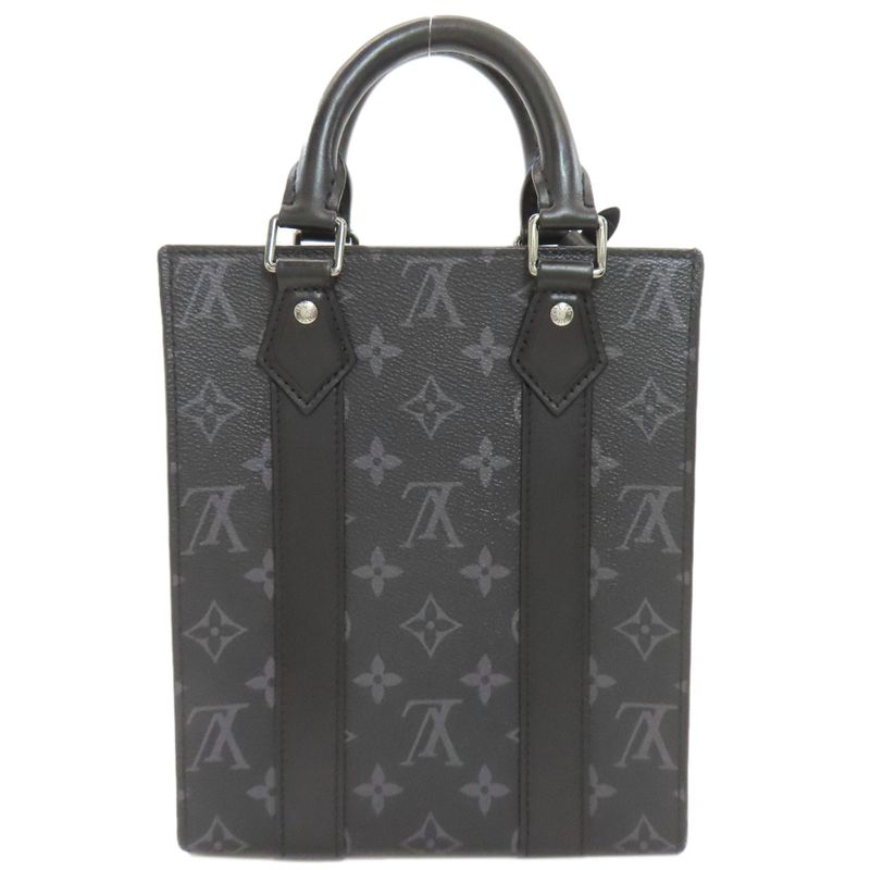 Louis Vuitton Sac Plat Mini Handbag Monogram Eclipse
