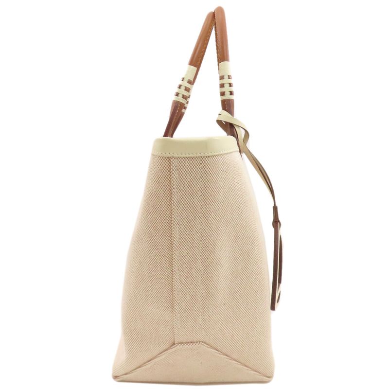 Hermes Steep 25 Handbag Toile Ash