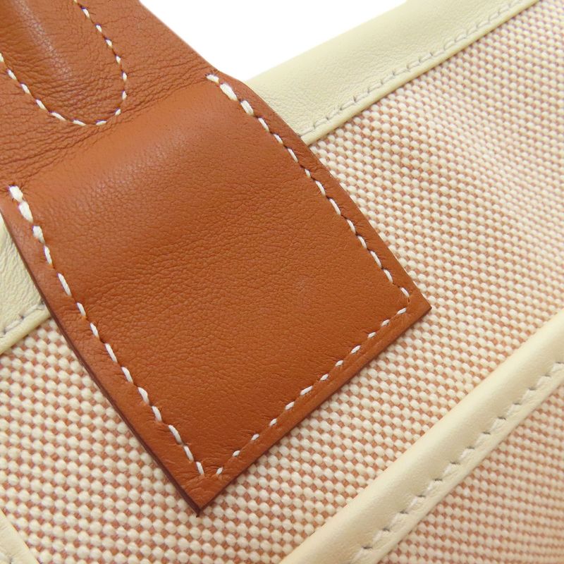 Hermes Steep 25 Handbag Toile Ash