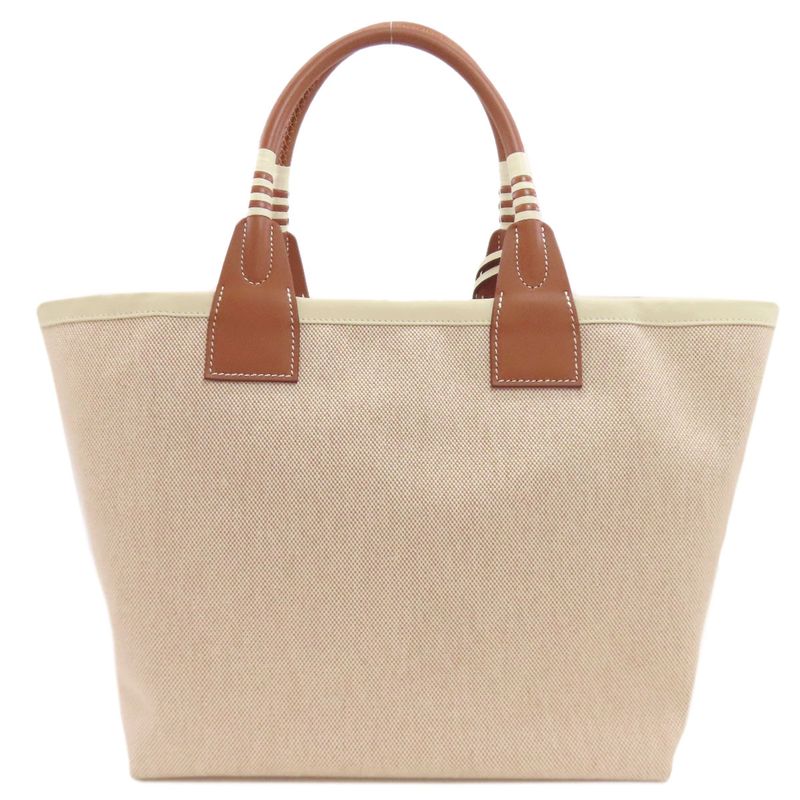 Hermes Steep 25 Handbag Toile Ash