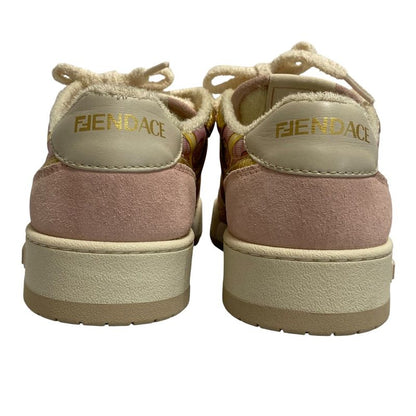 Fendi Fendace Baroque Zucca Print Sneakers 37