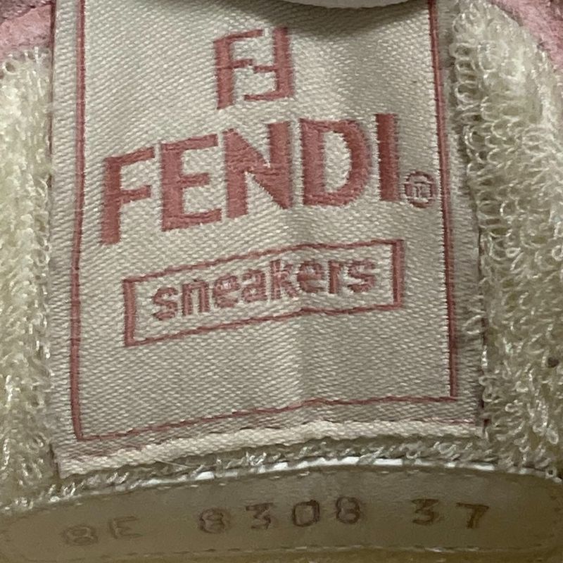 Fendi Fendace Baroque Zucca Print Sneakers 37