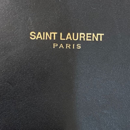 Saint Laurent Paris BO Monogram Cassandra Stitch Chain Shoulder Bag Black