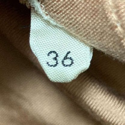 Celine Triomphe Satin a Calf Chic Pants Easy 36 Pink Beige