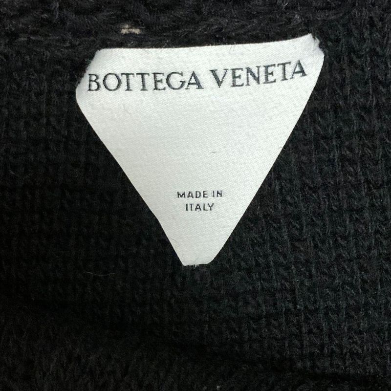 Bottega Veneta Chain Neck Wool Knit Sweater M Black