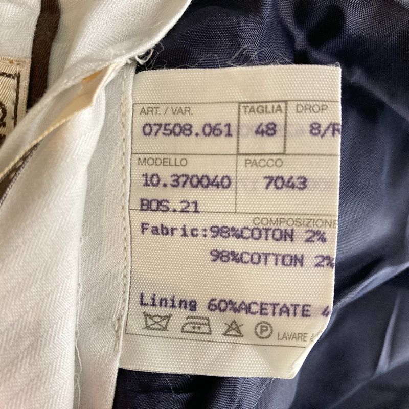 Hermes Corduroy Trousers Pants 48 Navy