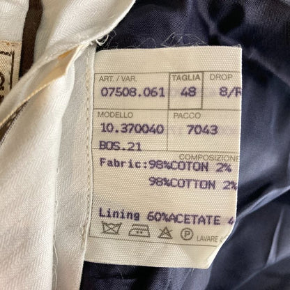 Hermes Corduroy Trousers Pants 48 Navy