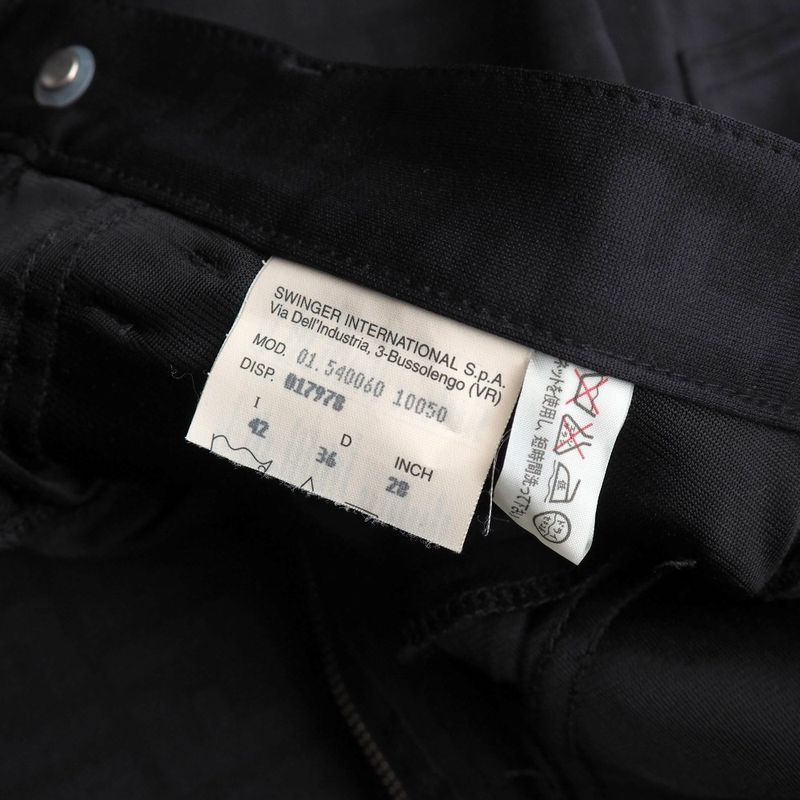 Fendi Vintage Pants 42 Zucca Pattern Skinny