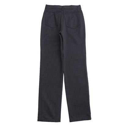 Fendi Vintage Pants 42 Zucca Pattern Skinny
