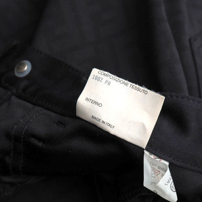 Fendi Vintage Pants 42 Zucca Pattern Skinny