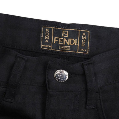 Fendi Vintage Pants 42 Zucca Pattern Skinny