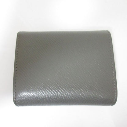 Celine Small Trifold Calfskin Compact Wallet Gray