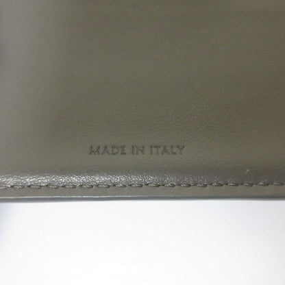 Celine Small Trifold Calfskin Compact Wallet Gray